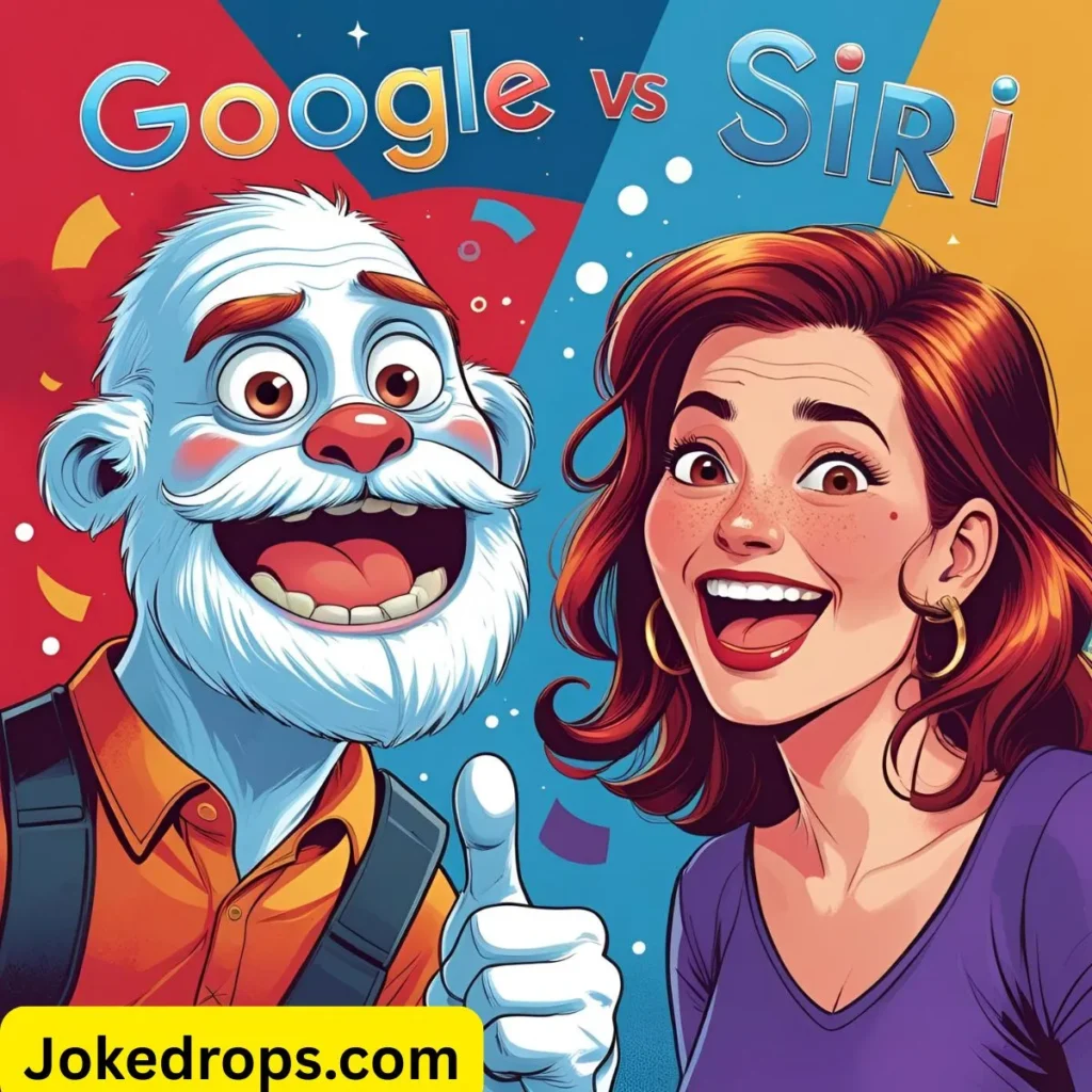Google vs Siri Jokes