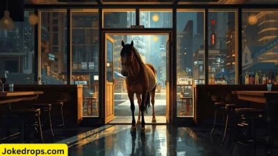 A Horse Walks Into a Bar Joke