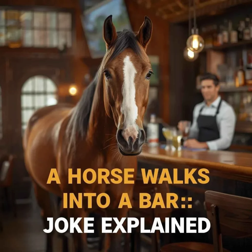 A Horse Walks Into a Bar Joke Explained