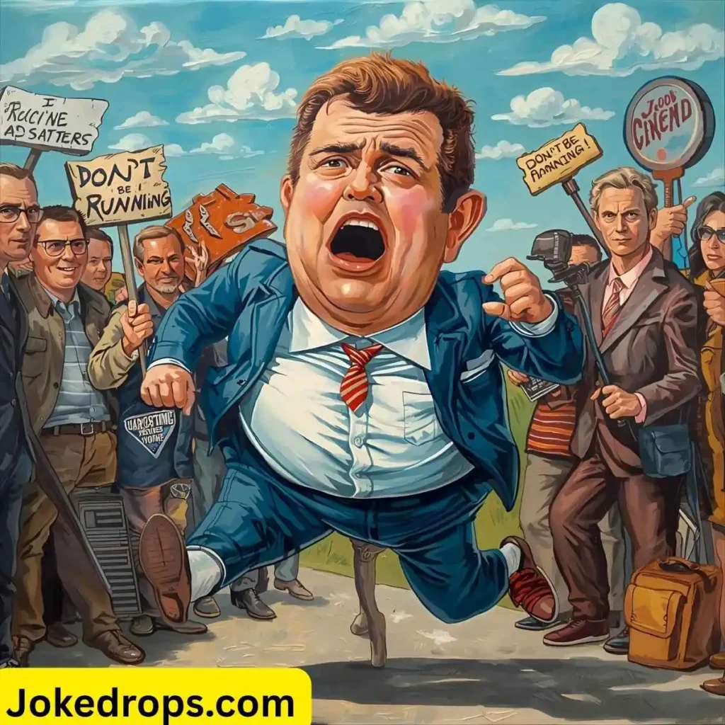 Dont Be Running Joke