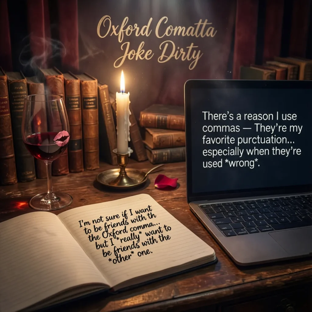 Oxford Comma Joke Dirty