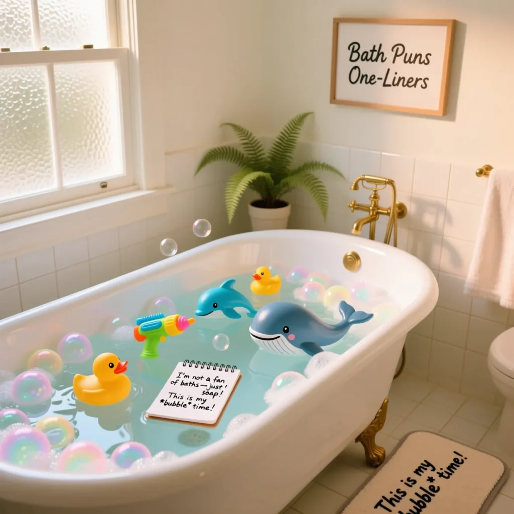 Bath Puns One-Liners