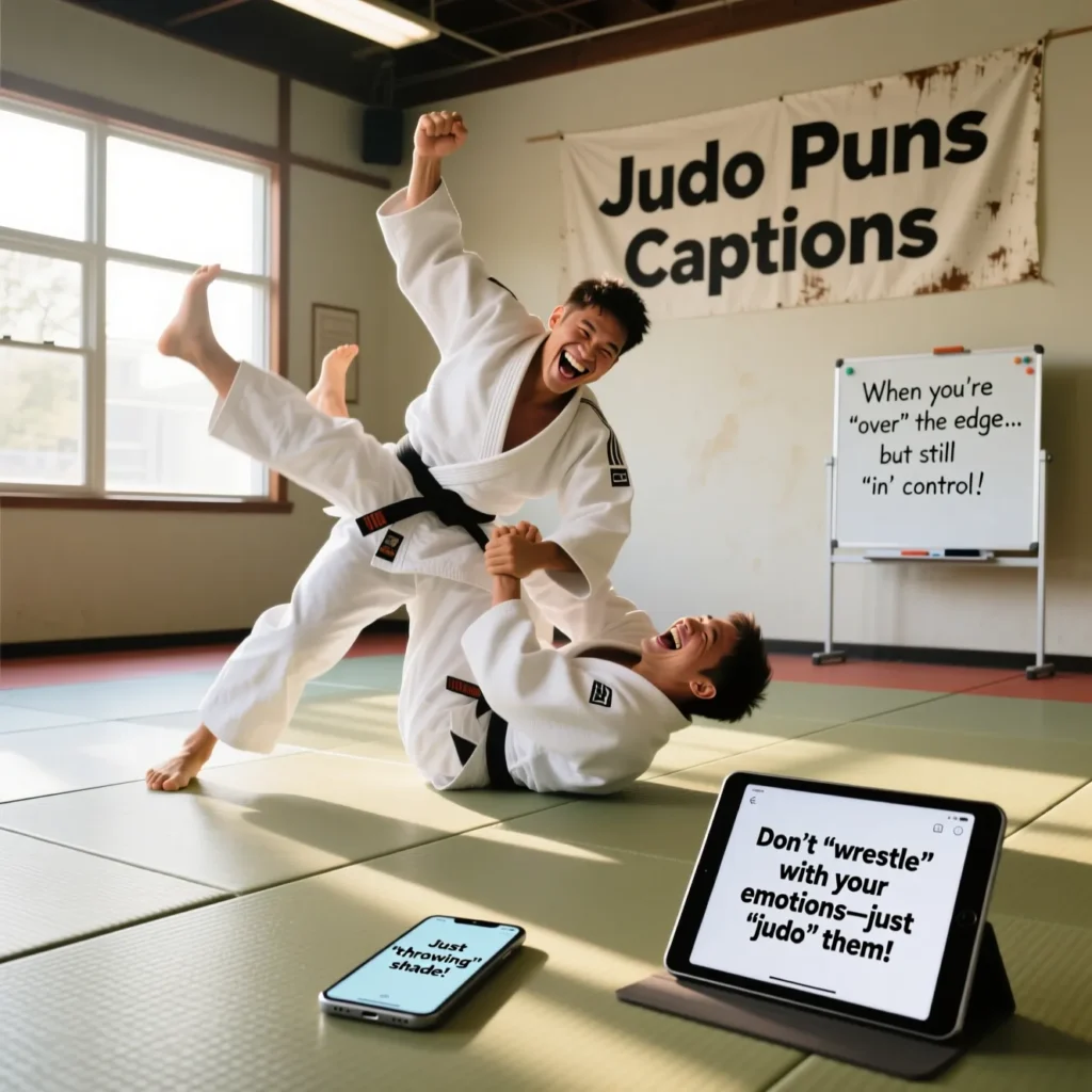 Judo Puns Captions
