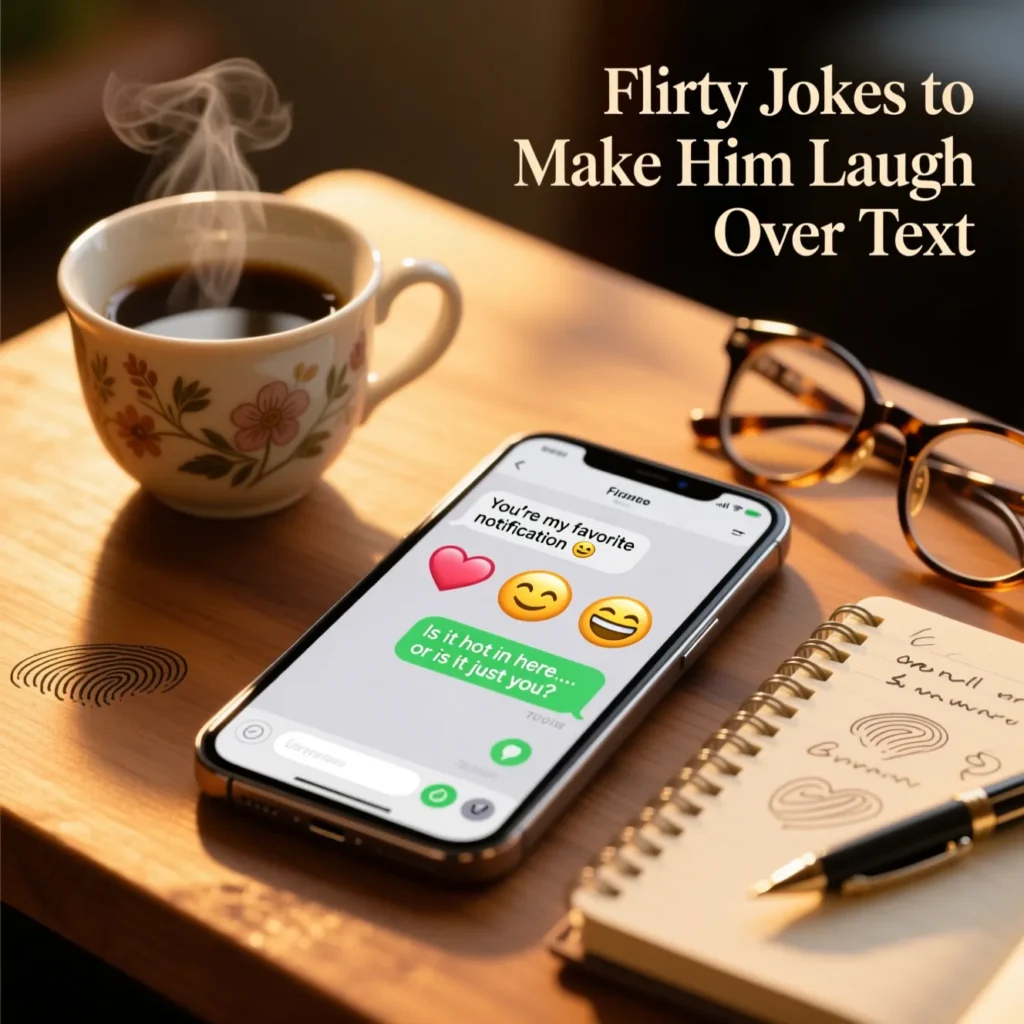 Flirty Jokes to Make Him Laugh Over Text 