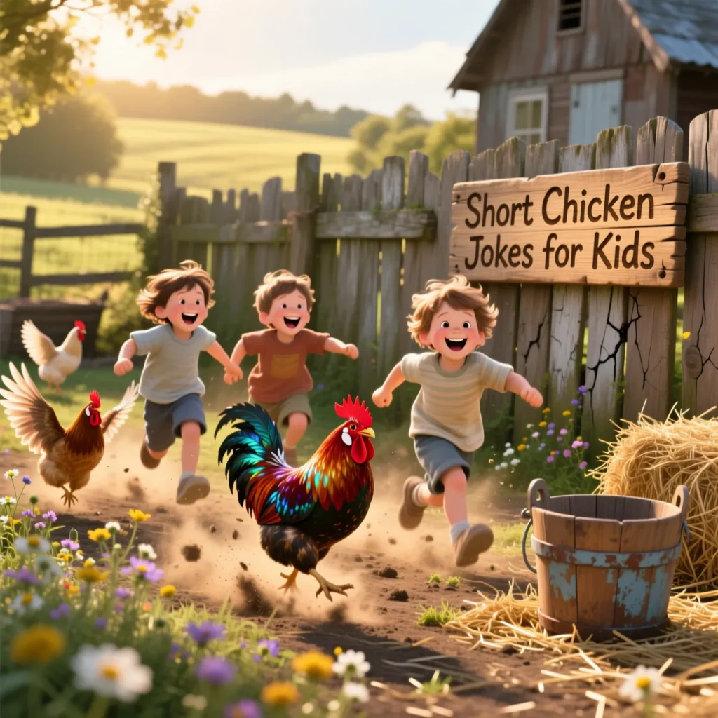 Short Chicken Jokes for Kids