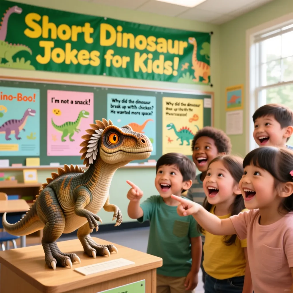 Short Dinosaur Jokes for Kids