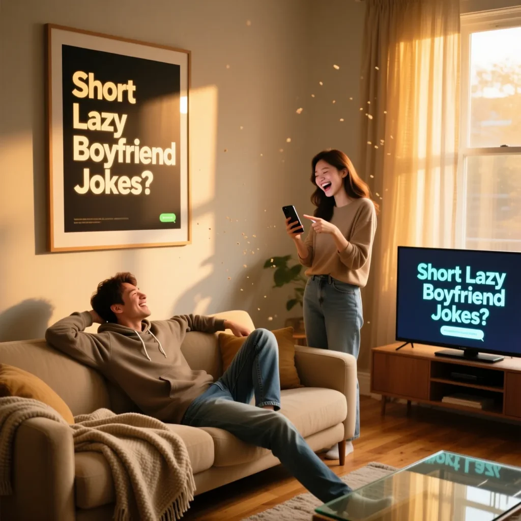 Short Lazy Boyfriend Jokes