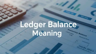 Ledger Balance Meaning