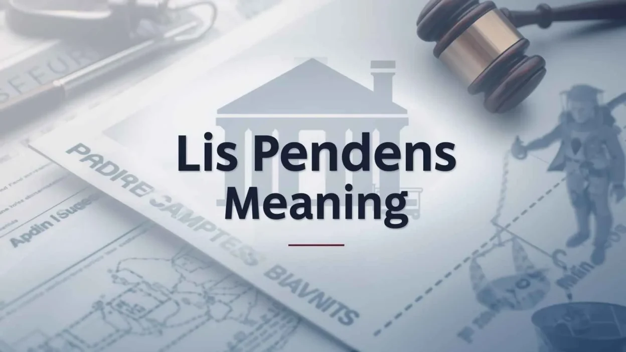 Lis Pendens Meaning