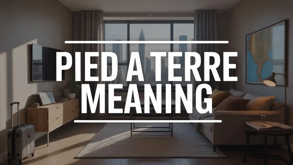 Pied A Terre Meaning