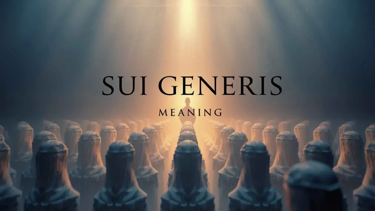 Sui Generis Meaning