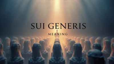 Sui Generis Meaning