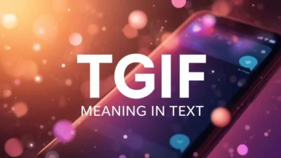 TGIF Mean in Text